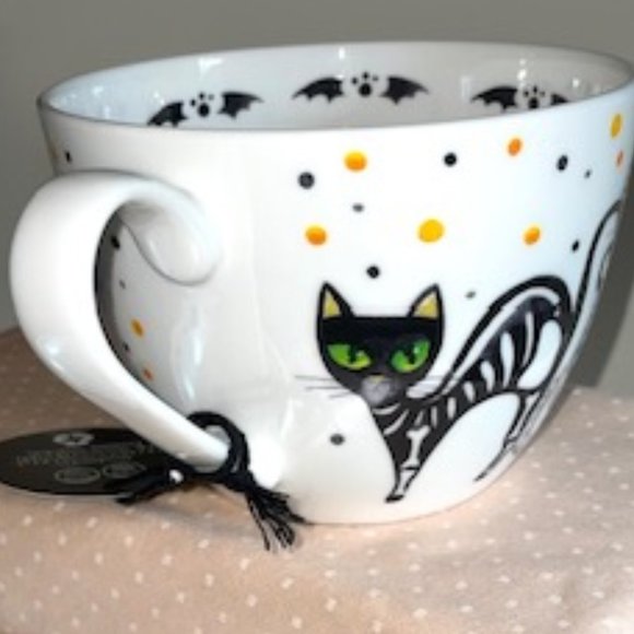 NWT 2 Happy Halloween Cat Mugs. - Picture 9 of 12